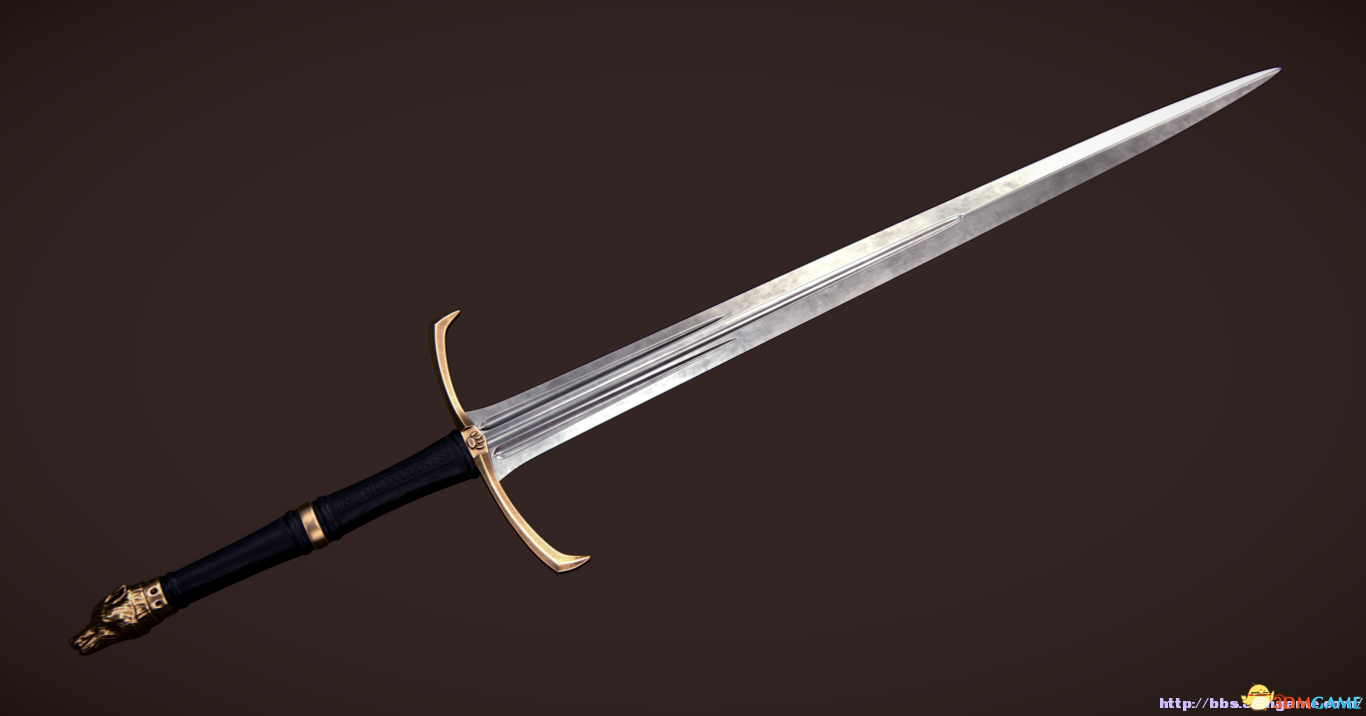 作为一柄长柄剑(亦大剑,长爪比长剑长 比双手巨剑短,为一手半剑